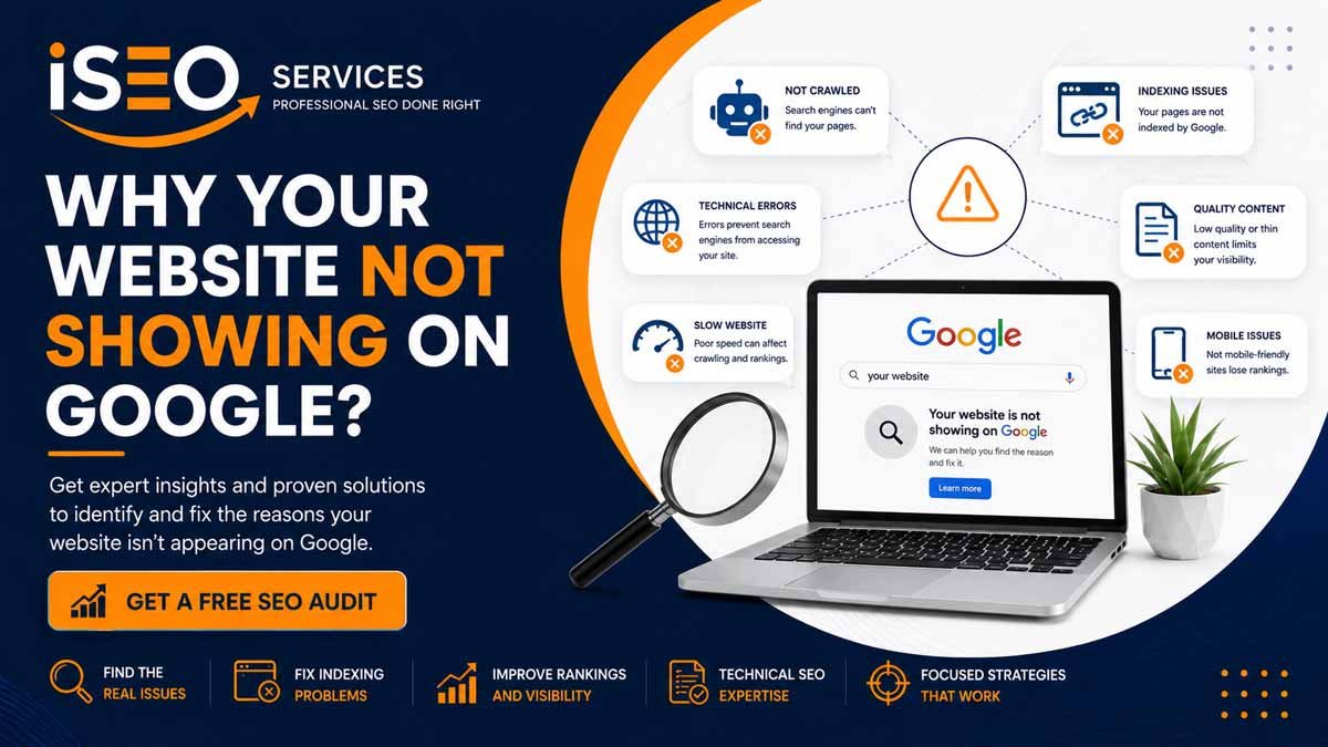 Why is my Website not Showing on Google?